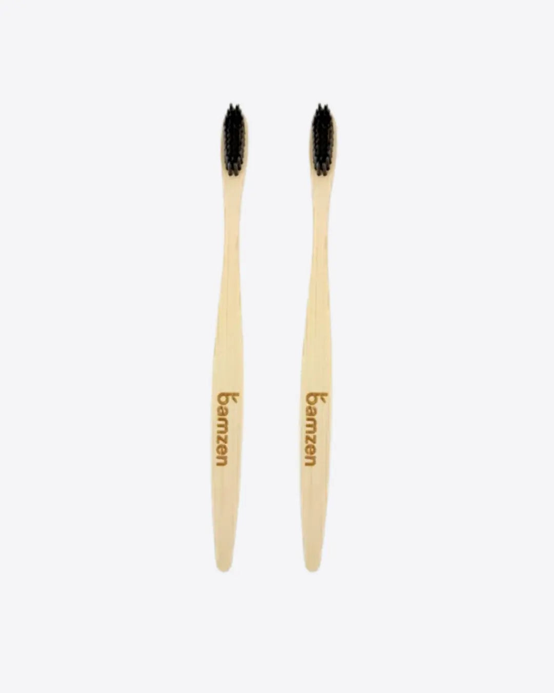 Bamzen Duo Bamboo Toothbrush – Pack of 2 Bamzen